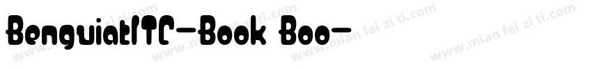 BenguiatITC-Book Boo字体转换